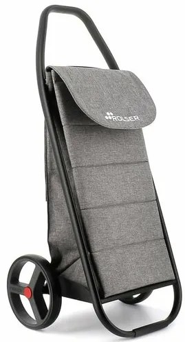 Geantă de cumpărături pe roți Rolser Com Polar 8Black Tube, gri