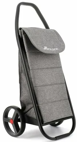 Geantă de cumpărături pe roți Rolser Com Polar 8Black Tube, gri