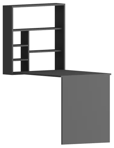 Masă de lucru cu etajeră SEDIR 154,2x90 cm antracit