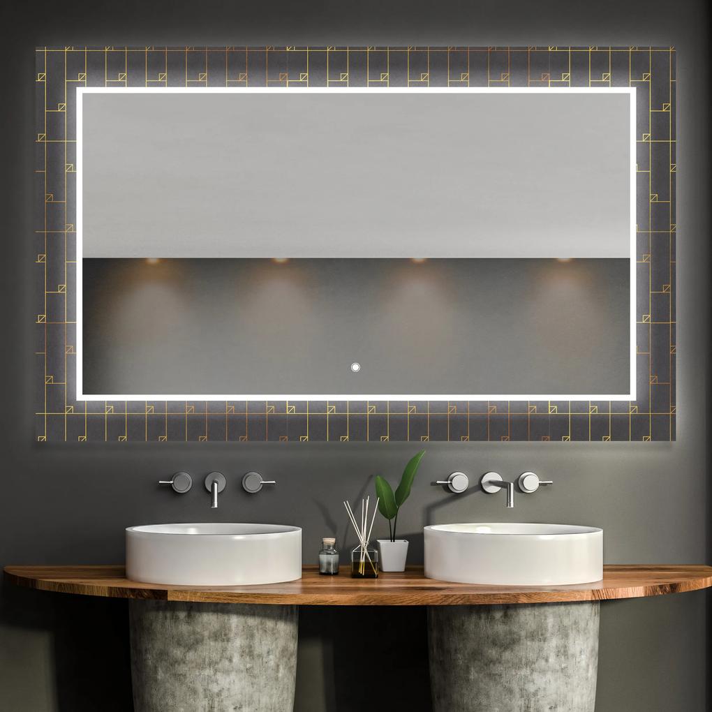 Oglindă decorativă cu iluminare de fundal pentru baie - Microcircuit