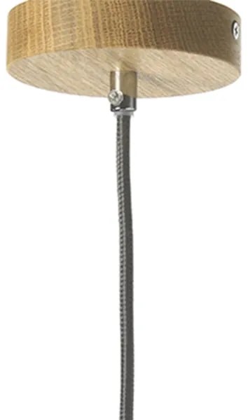 Lustră pe cablu ONLI OHANA 1xE27/22W/230V stejar