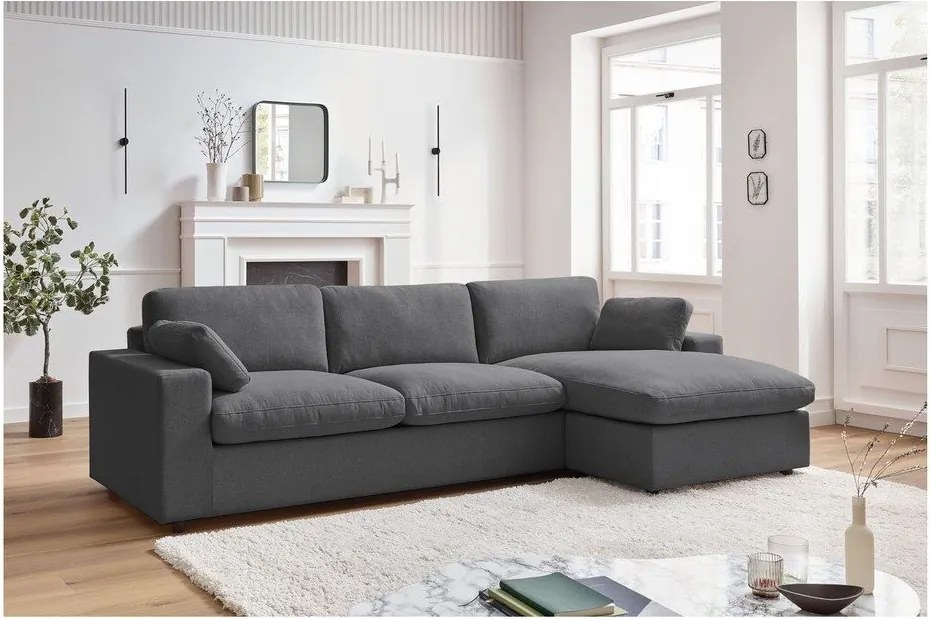 Colțar gri închis Belair – Bobochic Paris