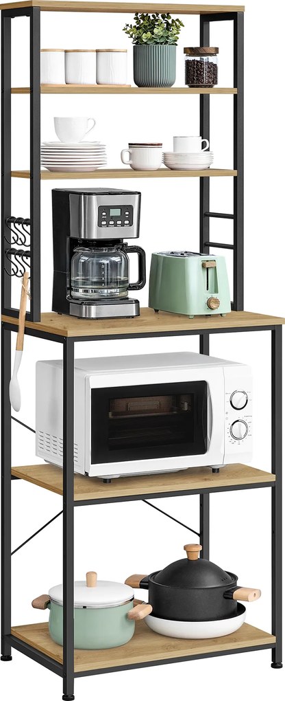 Raft de bucatarie TAYLOR ARTISAN 6 polite, 167x60 cm