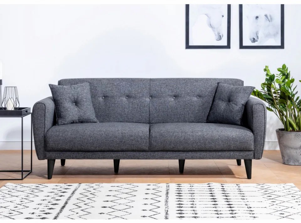 Set Canapea Extensibilă si Fotoliu Aria - S, Antracit