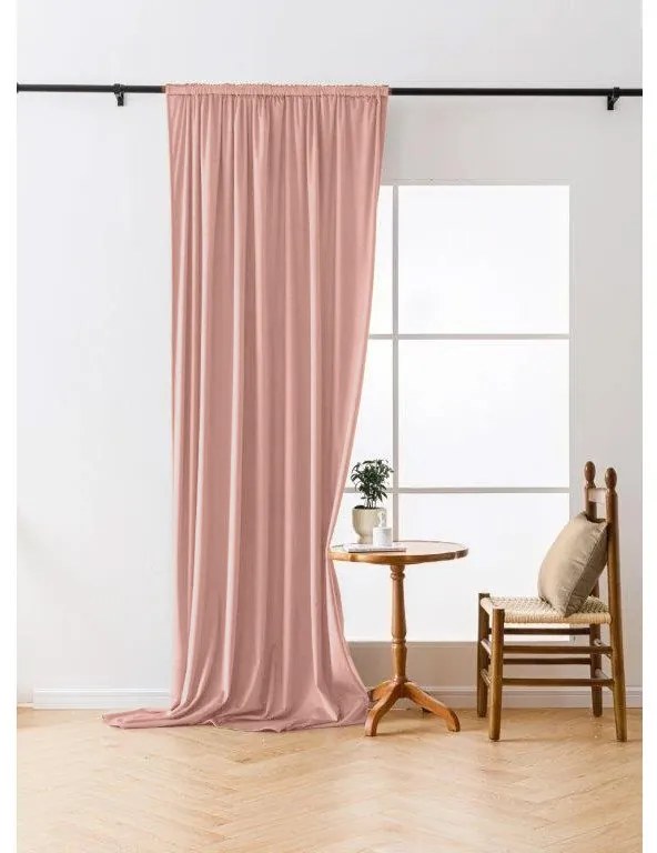 Draperie opaca VELVET 140x250 cm, roz Agatat: Rejansa