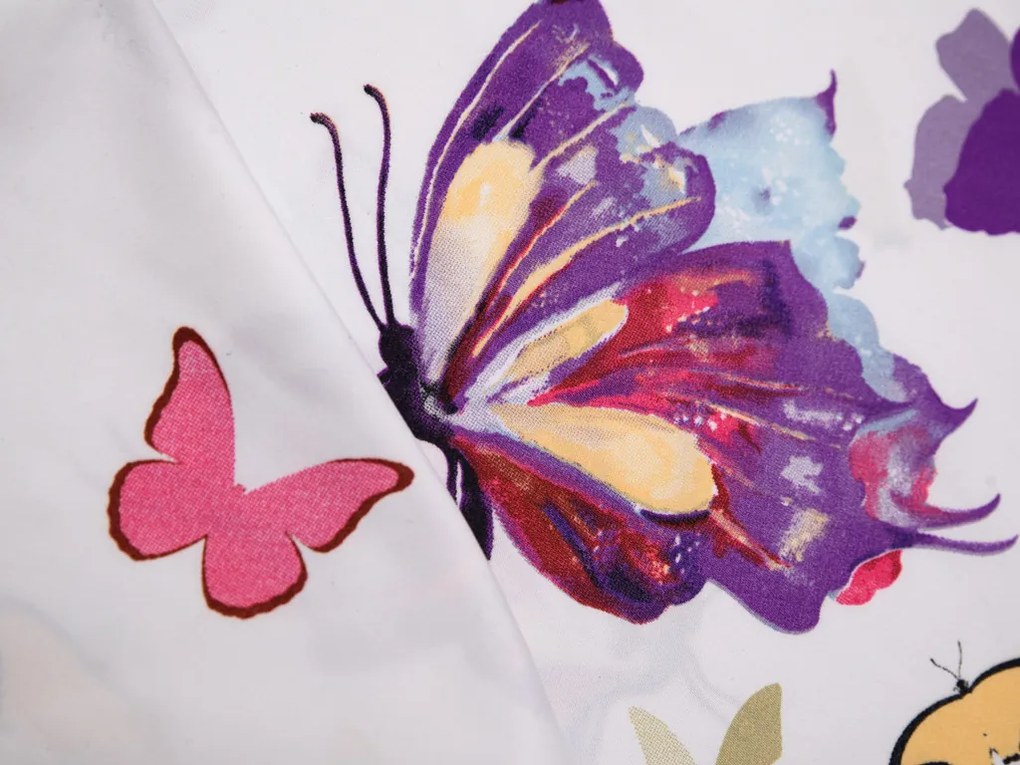 Set 2 huse de perna LILA BUTTERFLY 40x50 cm