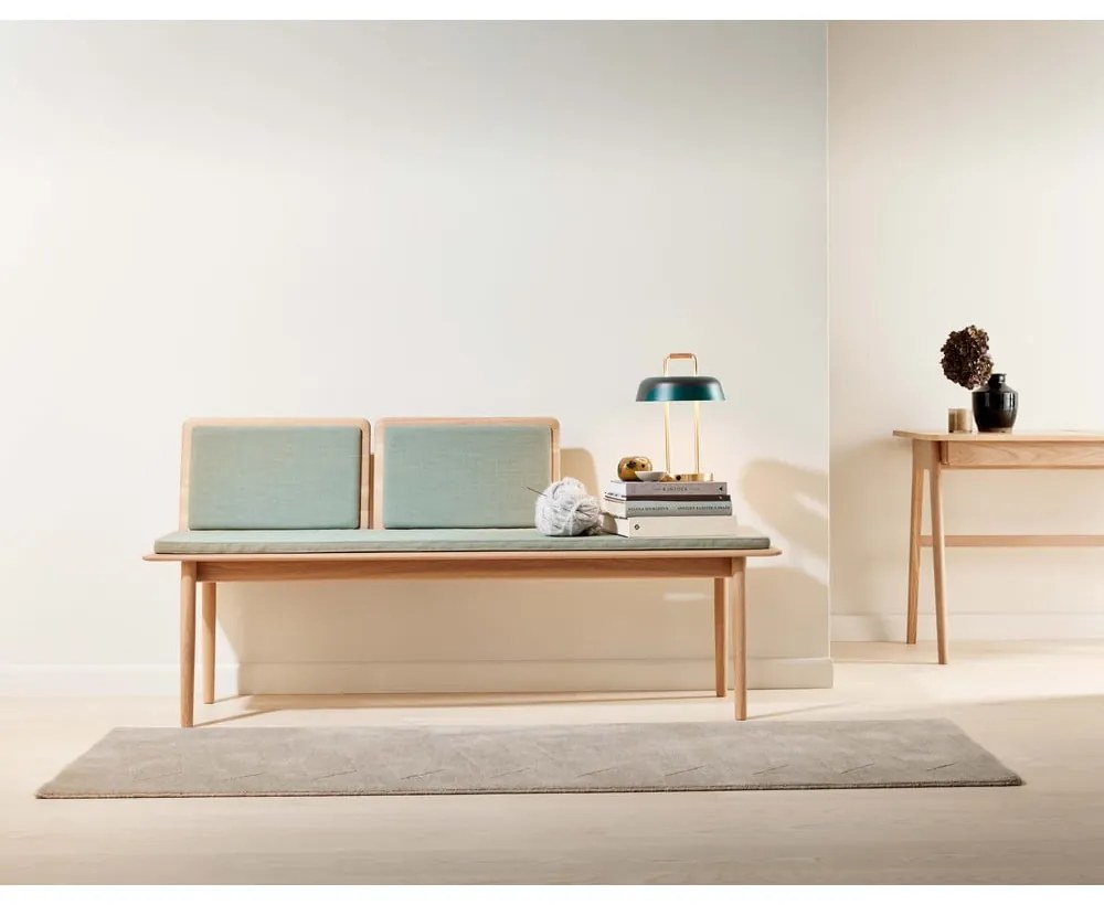 Bancă tapițată cu lână verde deschis Elba - Hammel Furniture
