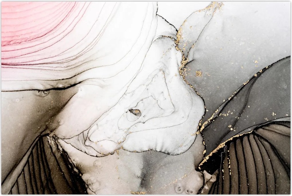 Tablou - Cerneală de marmură (90x60 cm)