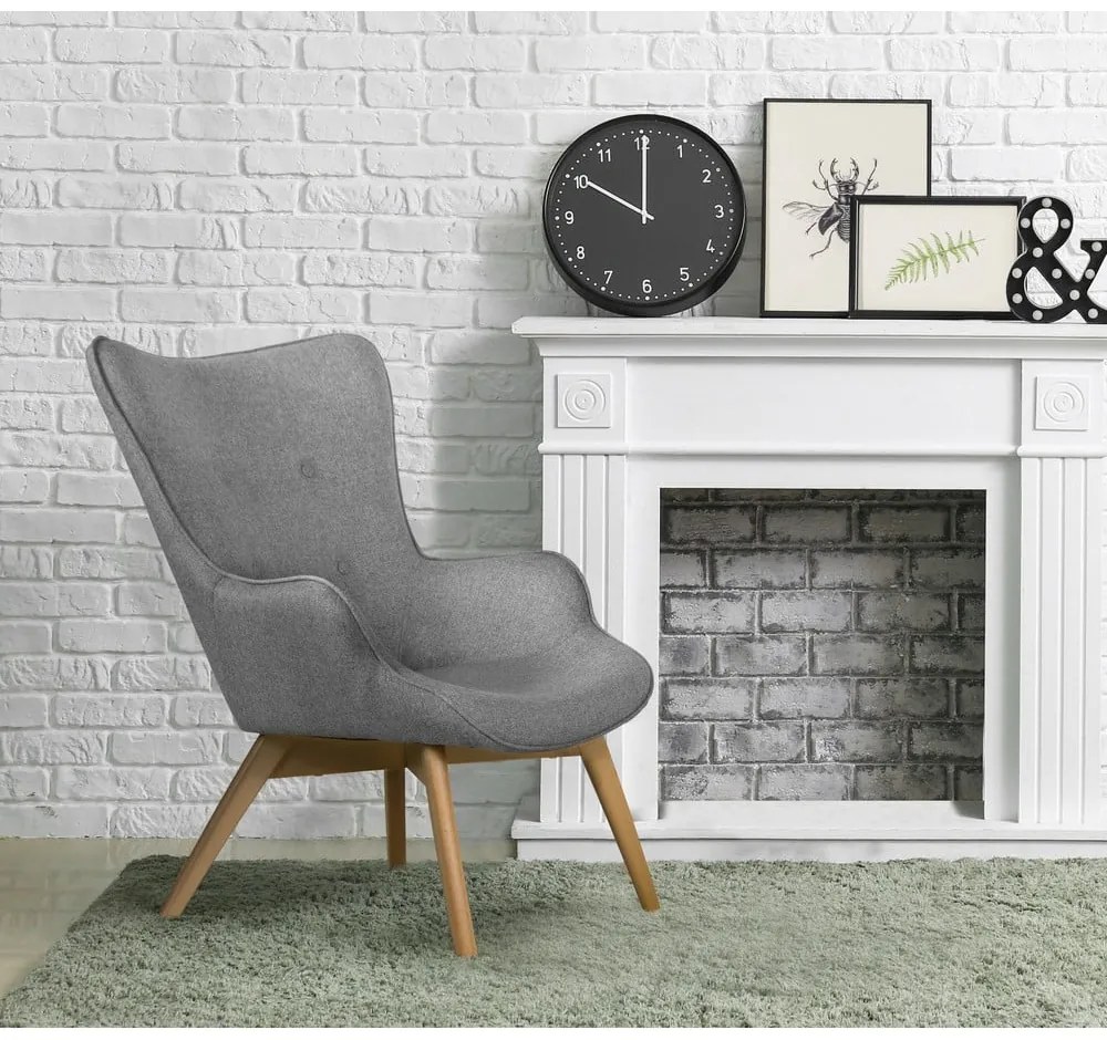 Fotoliu gri Niko – Ropez