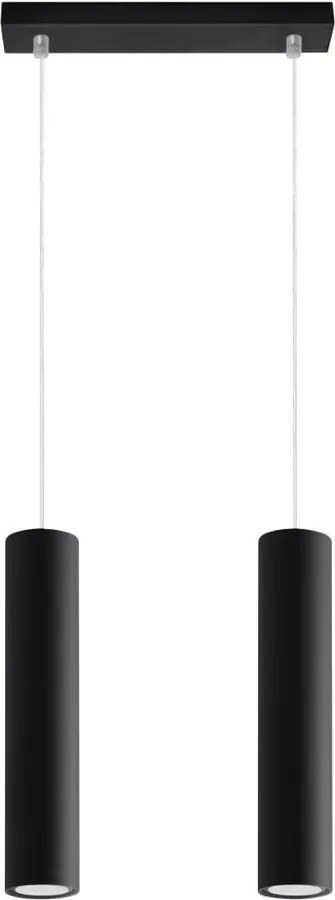 Lustră neagră din metal Castro – Sollux