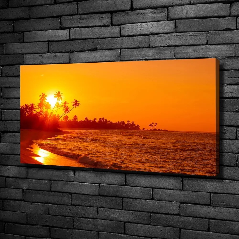 Tablou pe pânză canvas Sunset beach