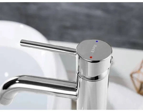 Baterie lavoar LUNGO, 28 cm, crom lucios - REA-B4104