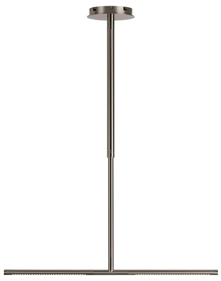 Lustră argintie LED din metal cu abajur din metal Omni Ceiling – UMAGE