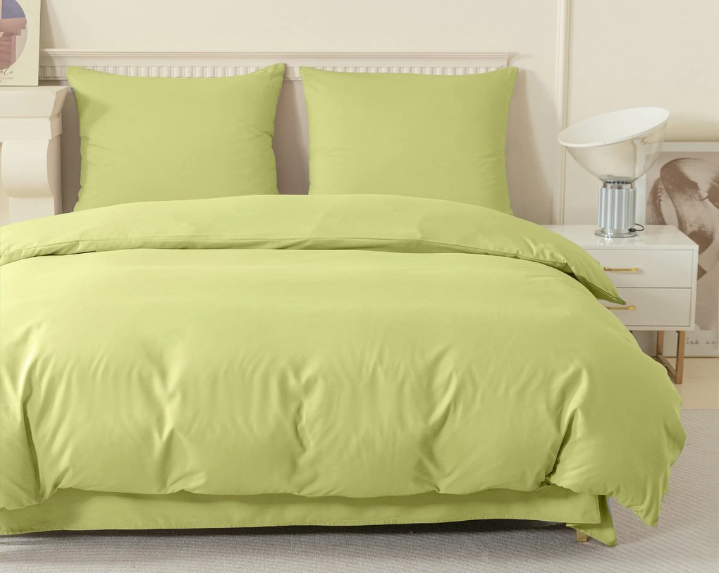 Lenjerie de pat din microfibra LANTA fistic Dimensiune lenjerie de pat: 70 x 90 cm | 140 x 220 cm