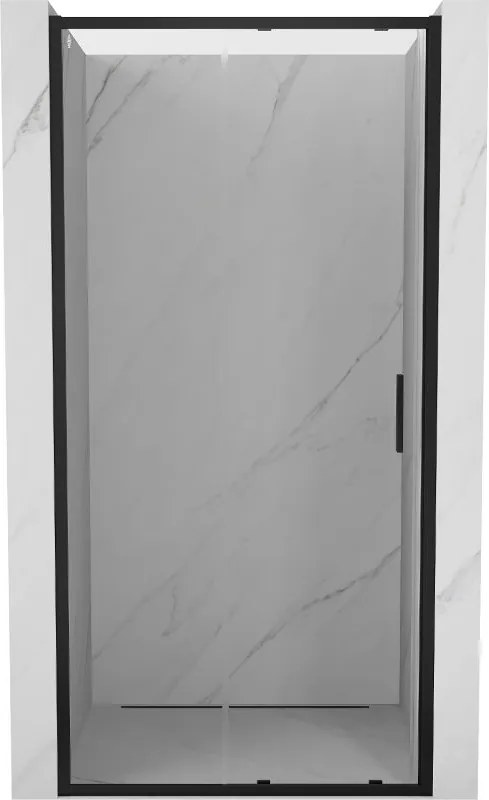 Mexen Exo uși de duș glisante 105 cm, transparent, negru - 8151-105-000-70-00