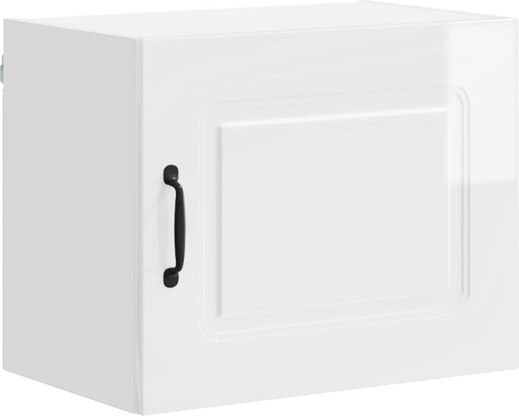 vidaXL Dulap de bucătărie Kalmar Alb lucios 50 x 31 x 40 cm