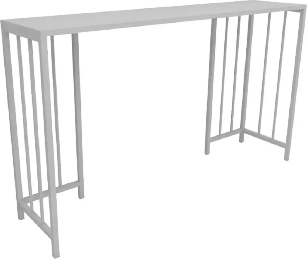 Masa Bucătărie Tip Bar, Alba, 150x90x35 cm