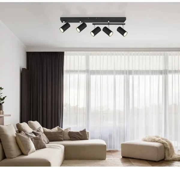 Spot Globo 57911-5B ROBBY 5xGU10/35W/230V negru