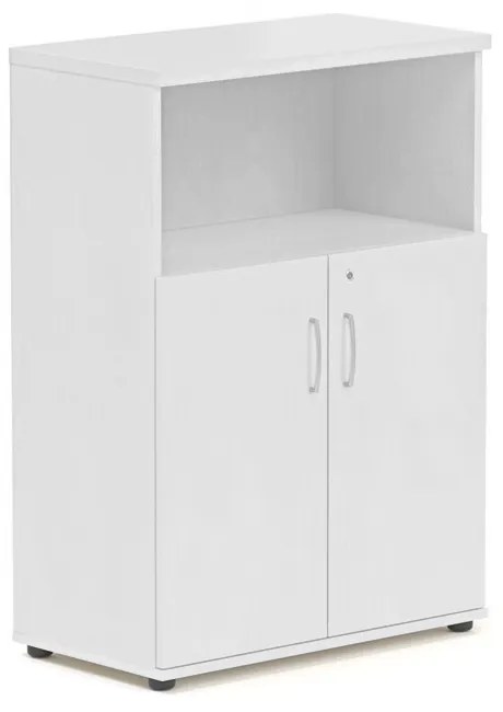Dulap mediu Visio 80 x 38,5 x 113 cm, alb