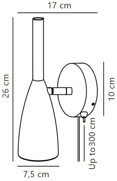 Spot de perete DFTP by Nordlux PURE 1xGU10/8W/230V alb