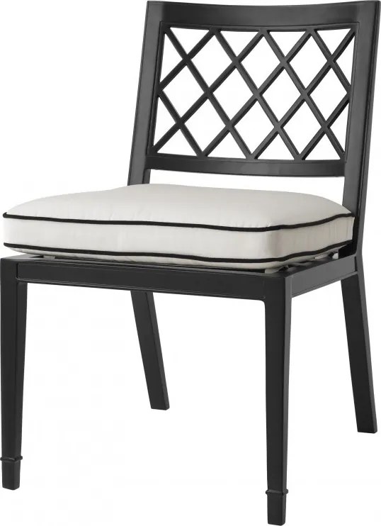 Scaun pentru interior si exterior Paladium, negru 113618 HZ