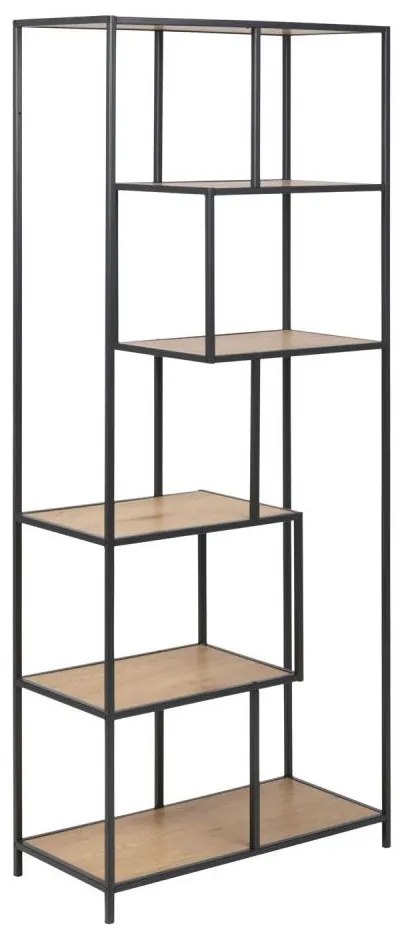 Bibliotecă SARON stejar/negru