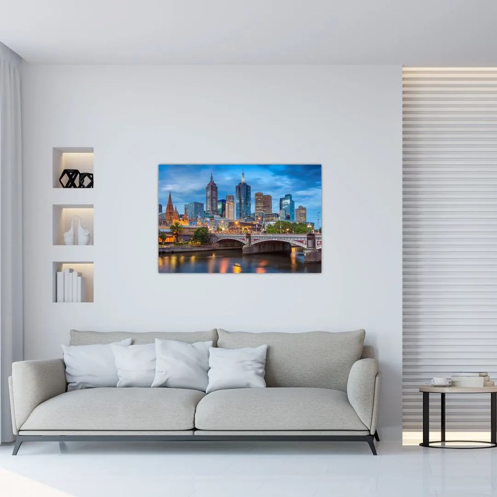 Tablou cu orașul Melbourne (90x60 cm)