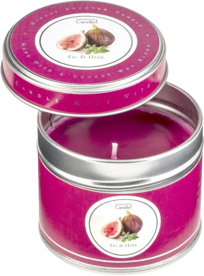 Lumânare parfumată în cutie Copenhagen Candles Fig & Herb, 32 ore