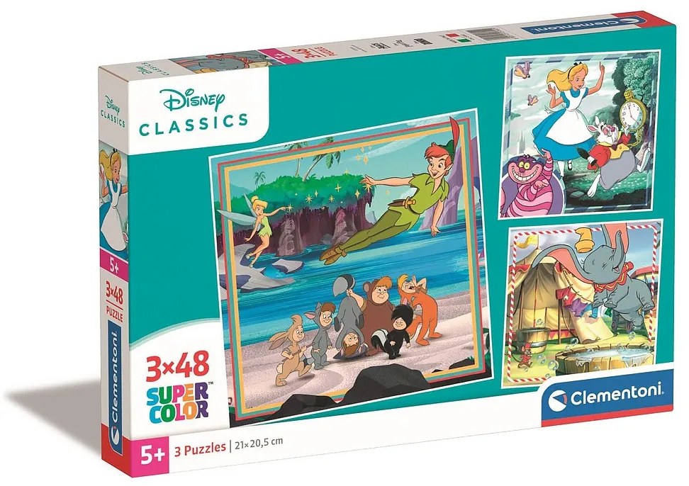 Disney Classics Everlasting 3x48 buc Clementoni puzzle