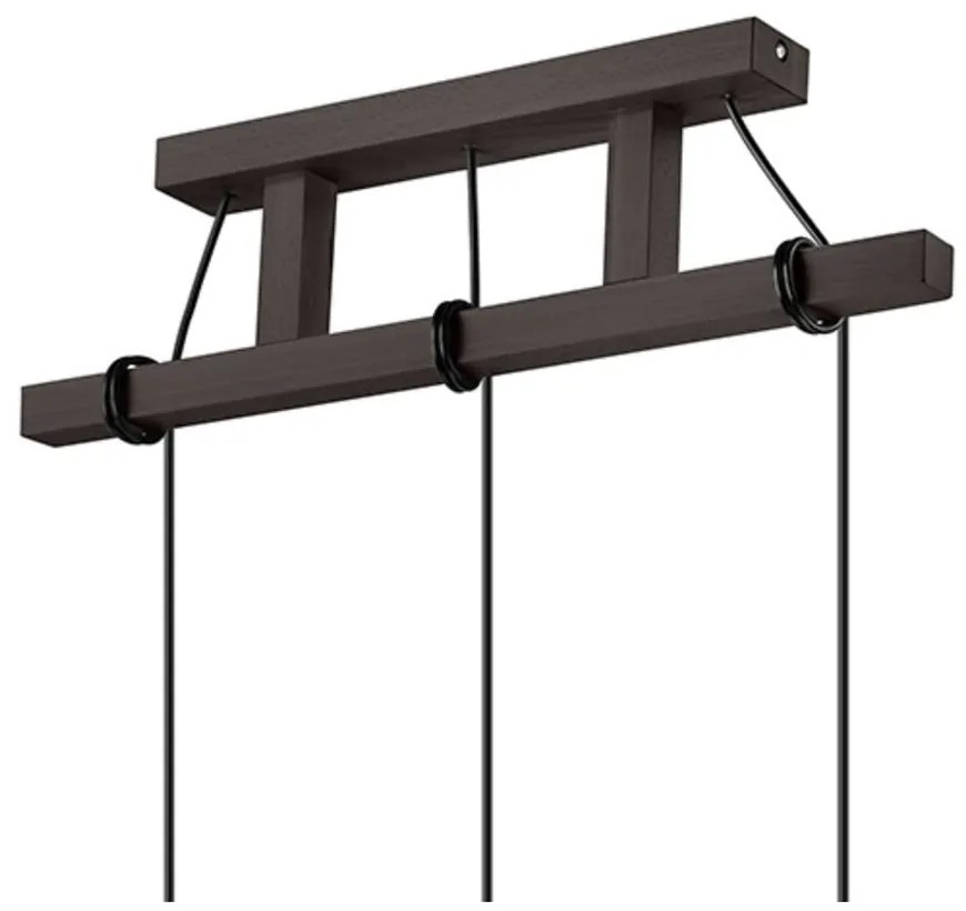 Lustră neagră Leon – LAMKUR