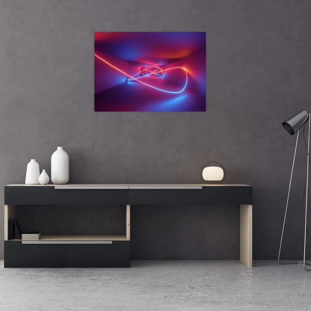 Tablou cu abstracție modernă (70x50 cm)