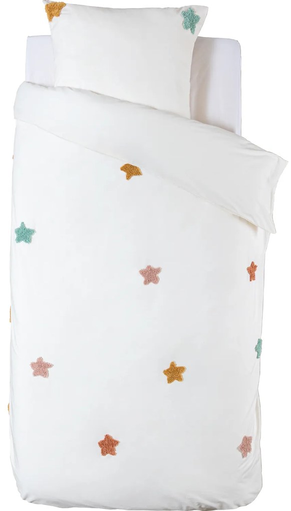 Lenjerie de pat pentru copii Star, bumbac, 140 x 200 cm
