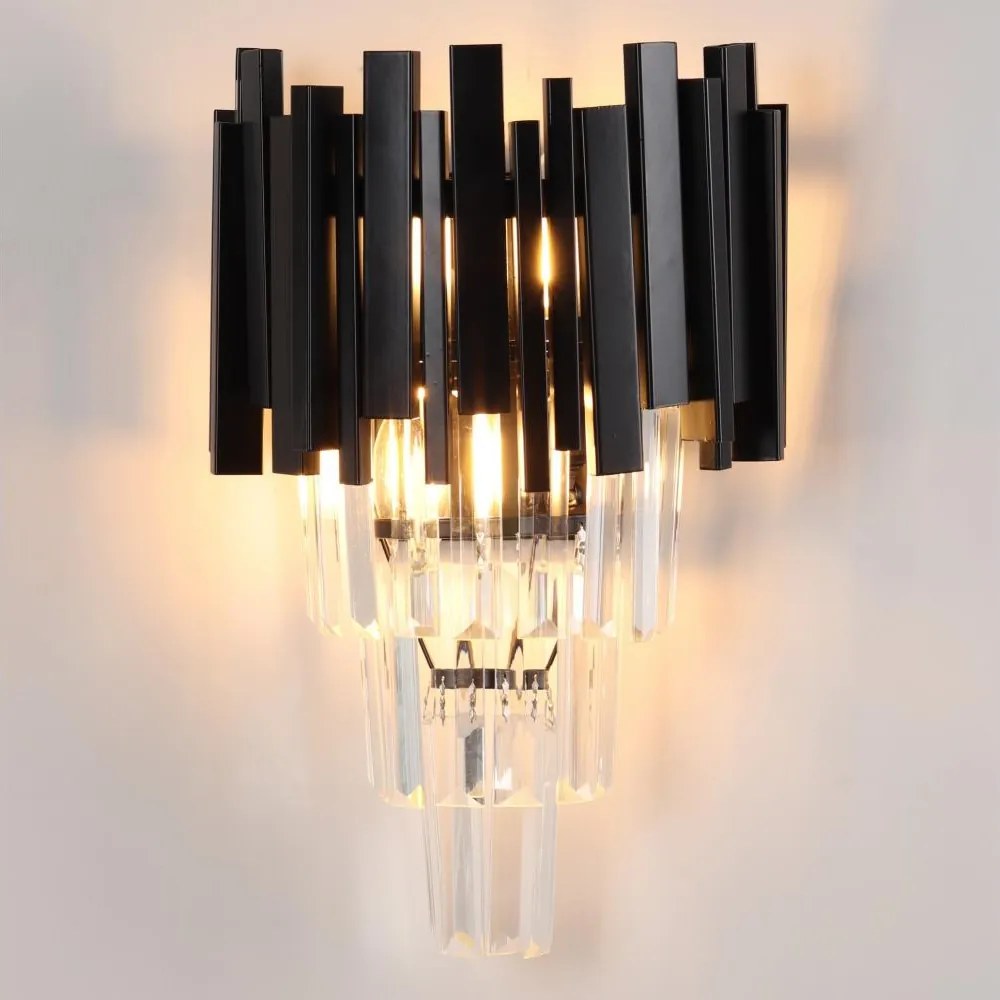 Brilagi - Aplica de perete VERVE 2xE14/40W/230V neagră