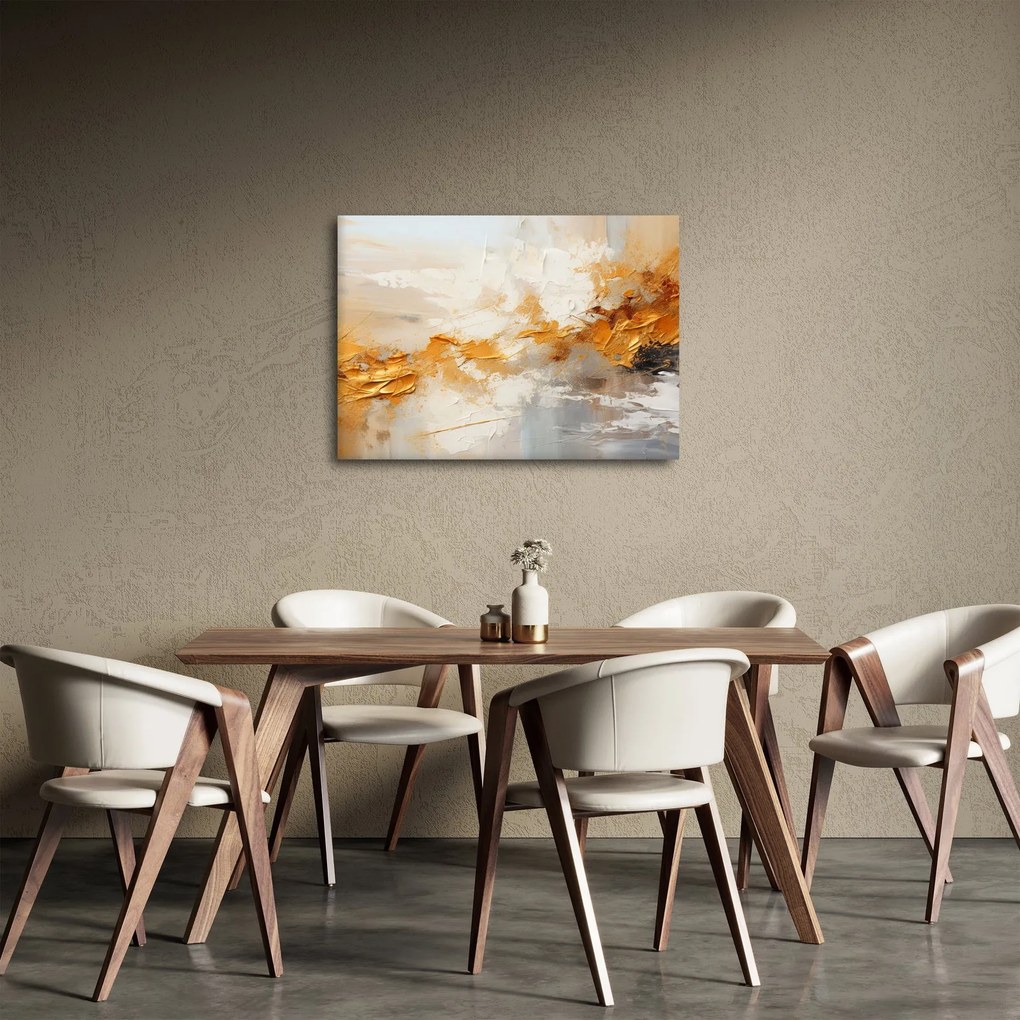 Tablou - Textura aurie (70x50 cm)