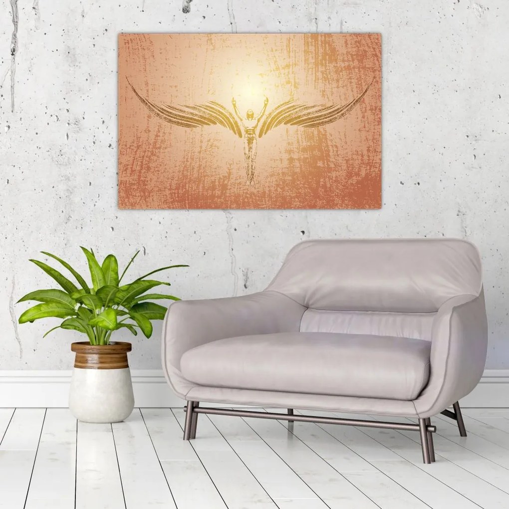 Tablou - Abstracția angelică (90x60 cm)