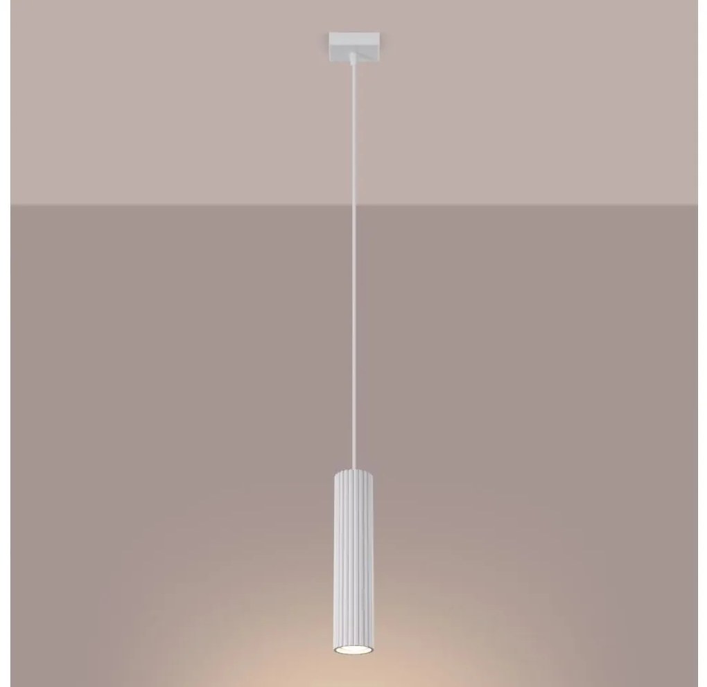 Lustră pe cablu Brilagi CRESTO 1xGU10/10W/230V alb