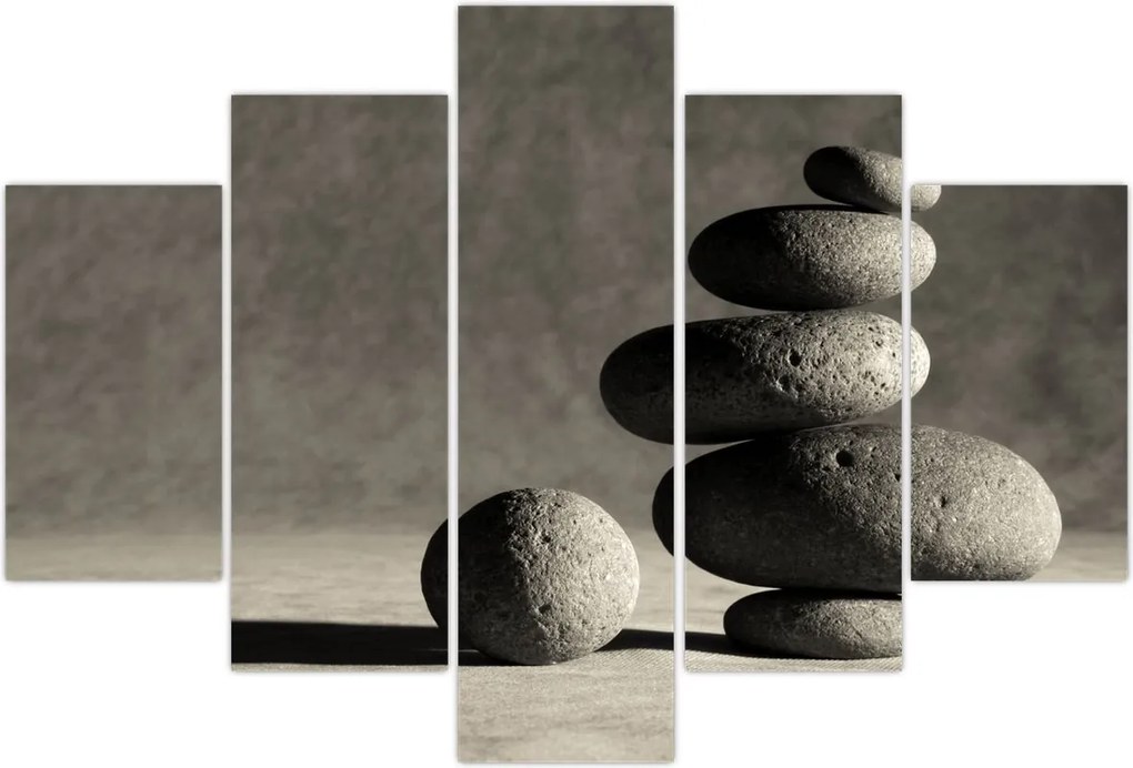 Tablou - Pietre gri (150x105 cm)