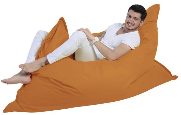 Fotoliu Puf Bean Bag Giant Cushion, 140x180 cm, Portocaliu
