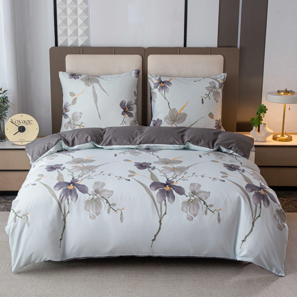 Lenjerie de pat din microfibra MERODI colorata Dimensiune lenjerie de pat: 2 buc 70 x 90 cm | 200 x 220 cm