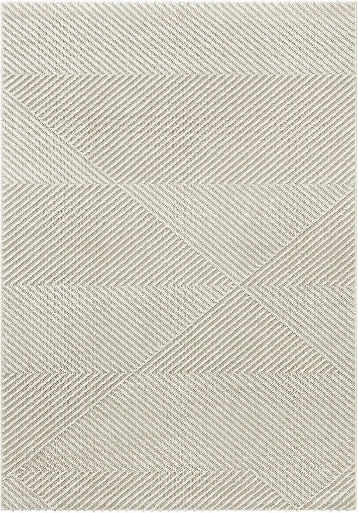 Covor 19270A, 60x100 cm, forma dreptunghiulara, polipropilena, crem