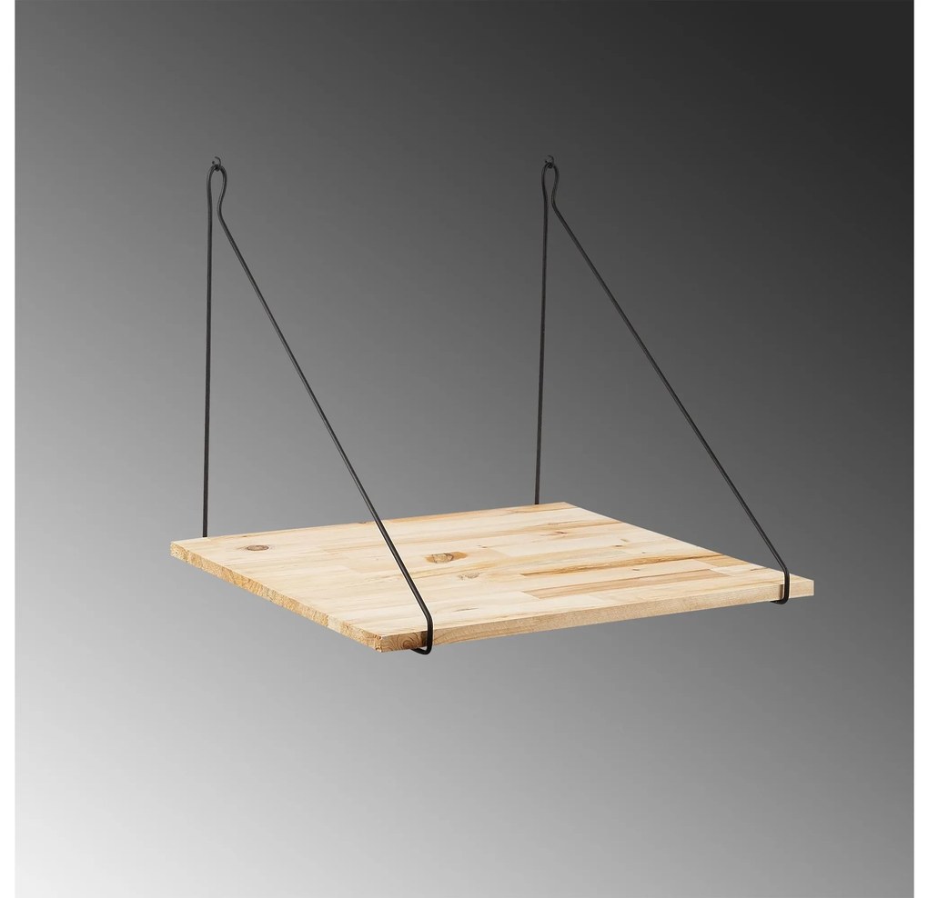 Raft Nusoma 1 (negru + lemn) . 1096007