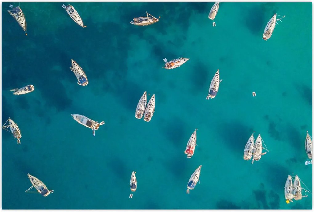 Tablou - Sailboats (90x60 cm)
