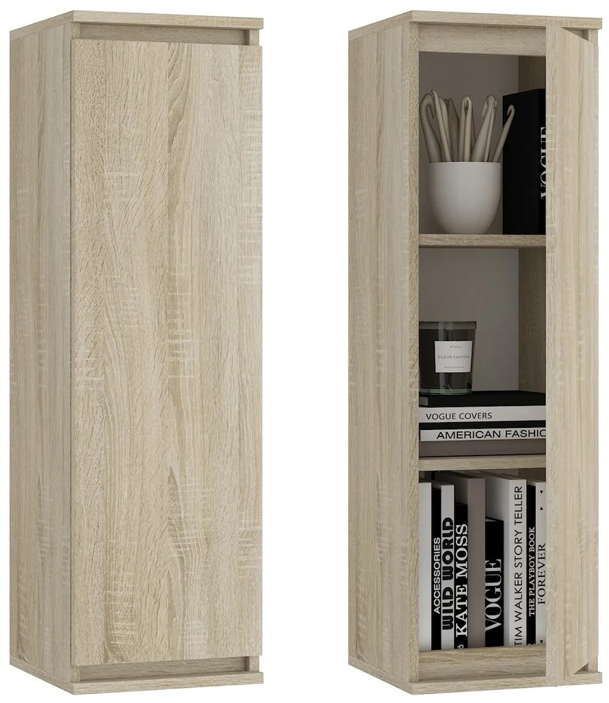 Mobilier camera de zi Megaherzios (stejar sonoma) (fără iluminat). 1117426
