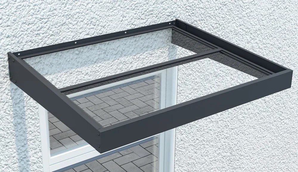 Copertină pentru ușă Lubeka 80 x 100 cm CoverTech antracit