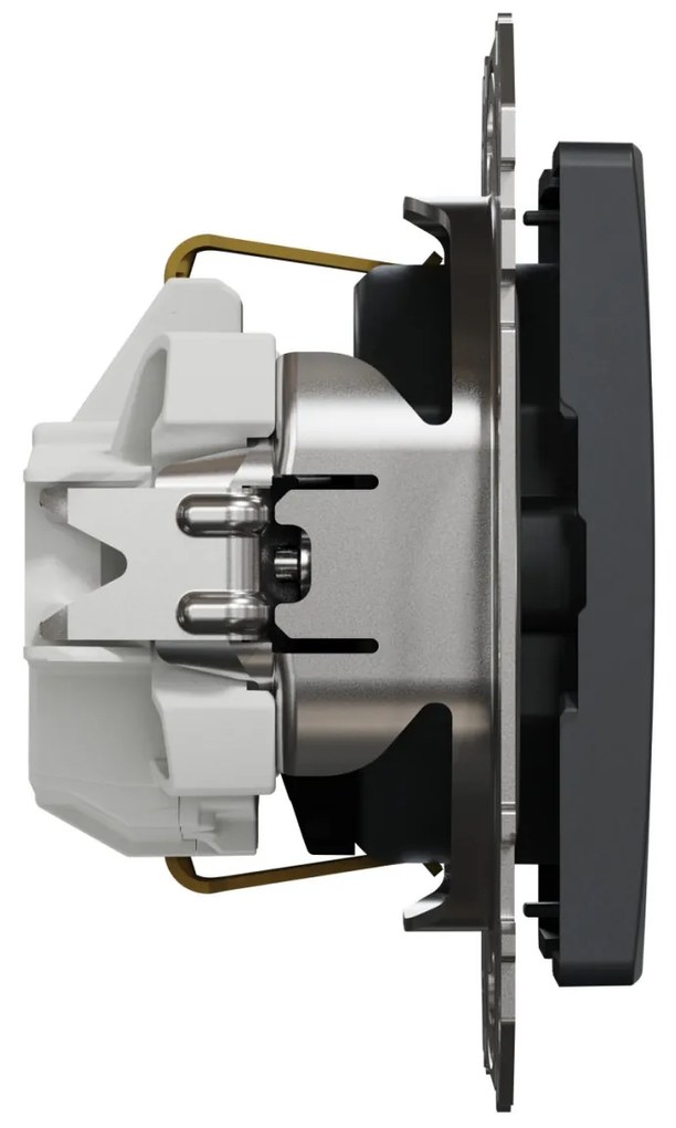 Priza simpla cu impamantare, 16A, IP20, antracit, Schneider Sedna Design