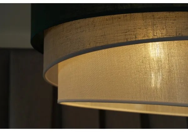 Lustră pe cablu Duolla TRIO 1xE27/15W/230V d. 45 cm verde/gri/alb