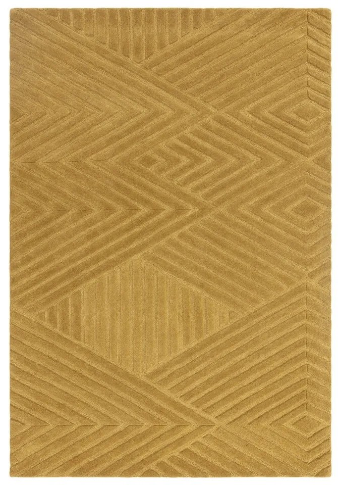 Covor galben ocru din lână 120x170 cm Hague – Asiatic Carpets
