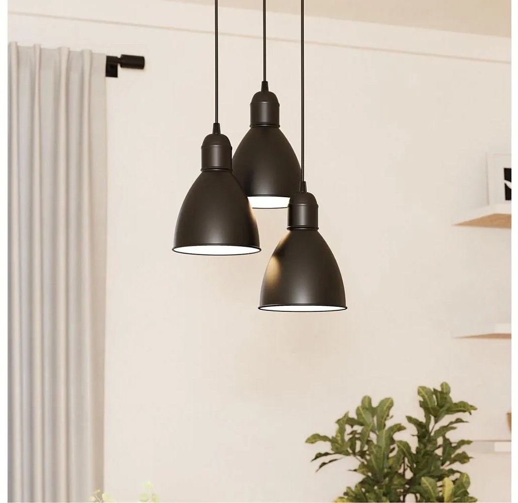 Lustră Eglo 49465 PRIDDY 3xE27/60W/230V