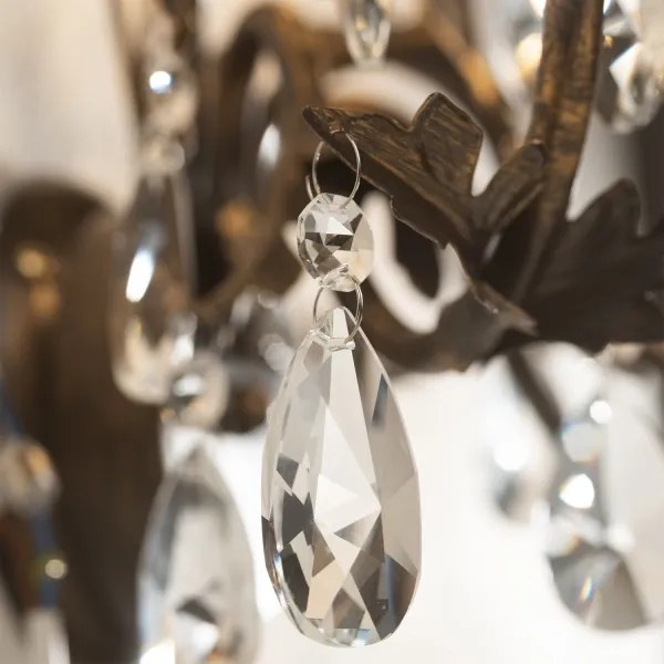 Aplică TERESA 2xE14/6W/230V bronz ONLI