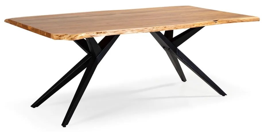 Masă de dining cu blat din lemn de acacia 100x200 cm Mudri – MOME